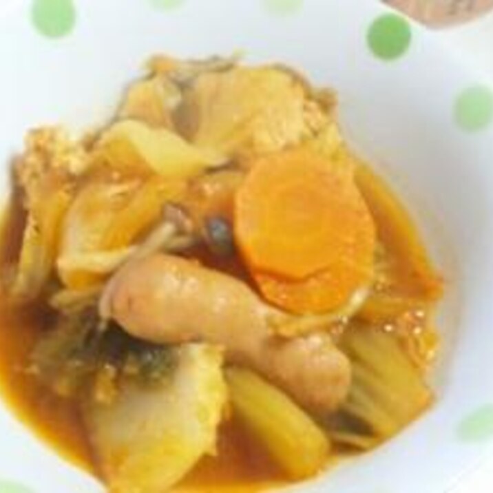 トマト缶で冷蔵庫整理!簡単トマト鍋